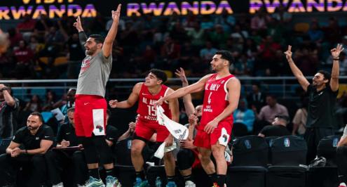 سلة الأهلي تختتم مرحلة المجموعات بالدوري الإفريقي بفوز كبير على بانجي سبورت